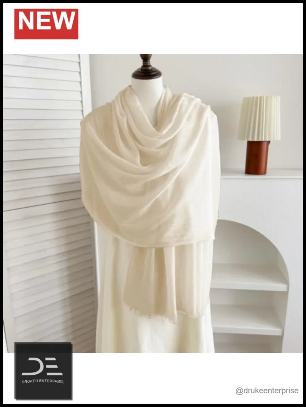 Lightweight Solid Color Soft Cotton Linen Fashion Scarf Shawl Wrap